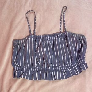 Striped Urban Outfitters crop top